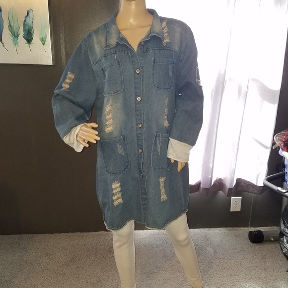 Jackets & Blazers - Jean jacket dress